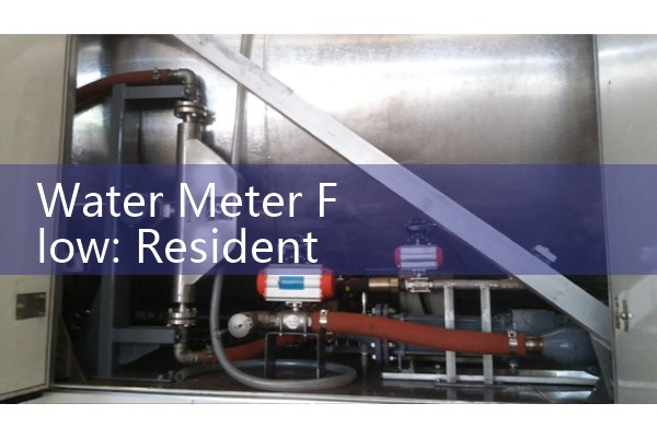 Water Meter Flow: Residential and Commercial Distribution Utility Main Valves